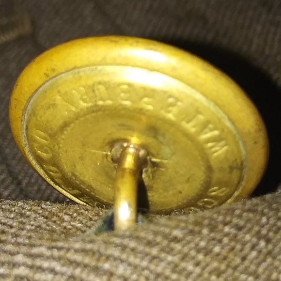 VTG WWII Military Jacket Wool Uniform Scovill MFG Waterbury Eagle Buttons Patch - Picture 11 of 16